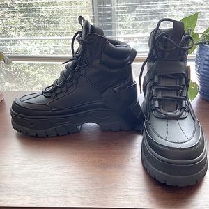 ASOS chunky hiking style boots